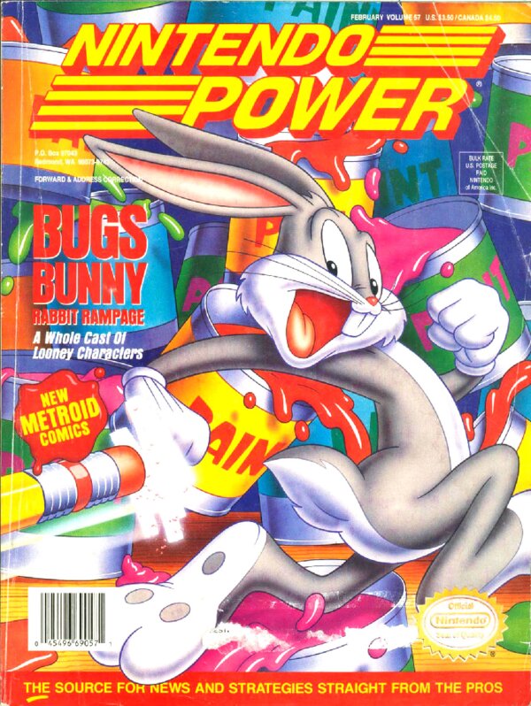 Nintendo Power Issue 057 (February 1994) cover